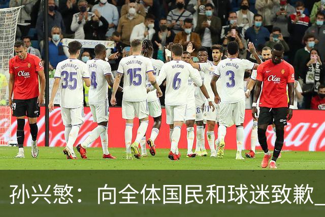 孙兴慜：向全体国民和球迷致歉 恳请少些过度批评伤害